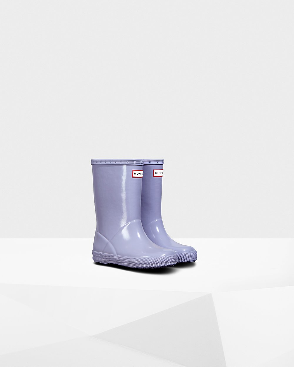 Hunter Original First Classic Gloss Rain Boots - Buy Online Kids Purple - CRQFND698